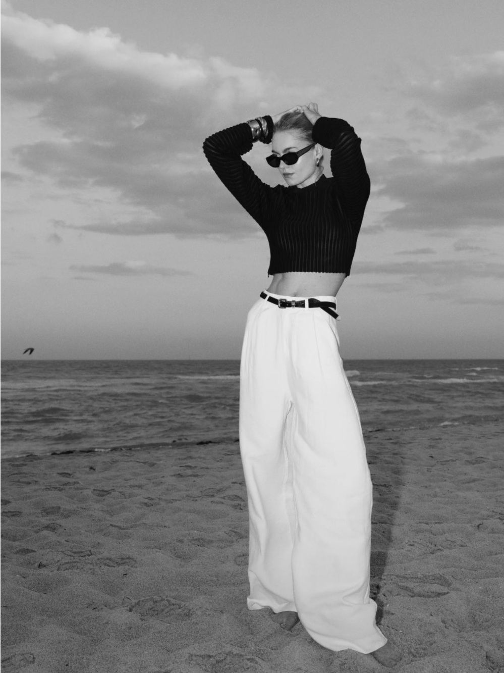 Nonchalant Fabi Pant in white NWT